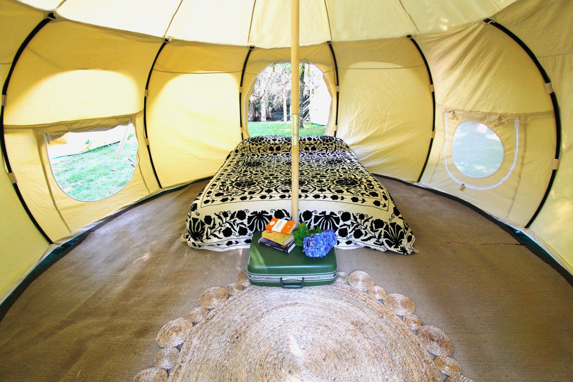 4m Lotus Belle Hybrid Deluxe Tent