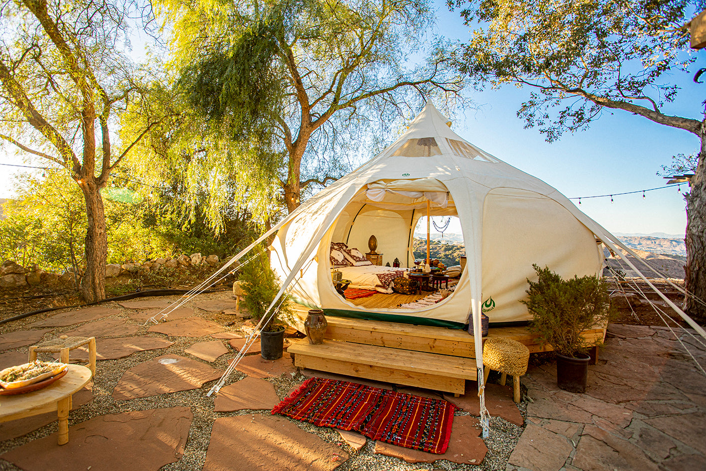 glamping tent for sale australia 5m Lotus Belle Deluxe Stargazer Tent